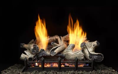 Monessen: 24" Beachcomber Refractory (Vent-Free) Log Set (needs burner to complete)
