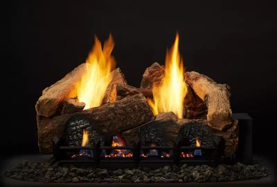 Monessen: 18" Berkley Oak Refractory (Vent-Free) Log Set (needs burner to complete)