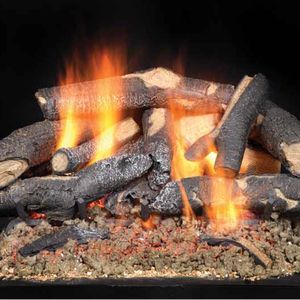 Hearth & Home Technologies: 18-Inch Fireside Supreme Oak See-Through Gas Log Set